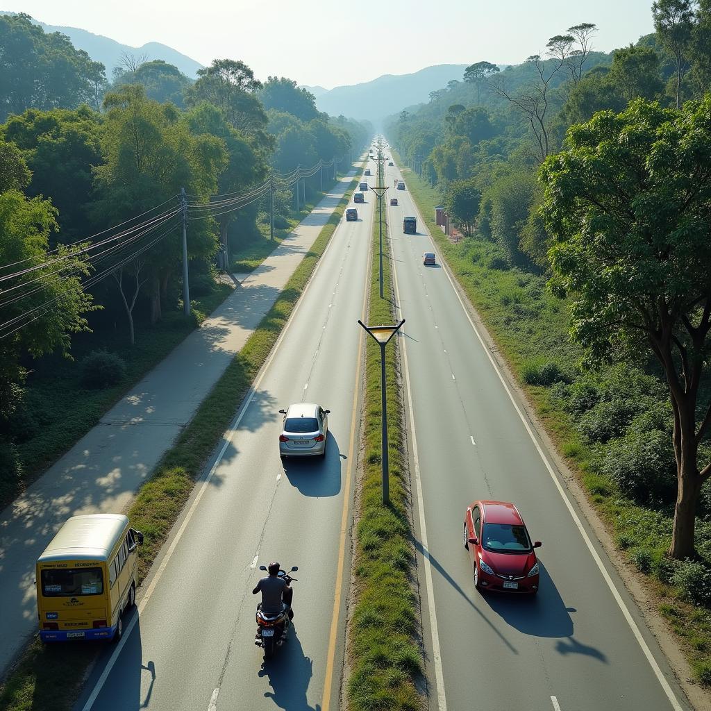 Hệ thống giao thông đường bộ kết nối Xã Bình Lợi với các khu vực lân cận, Huyện Bình Chánh